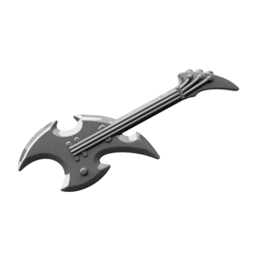 Axe Guitar - Gunmetal