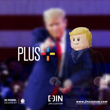 D Trump head pack