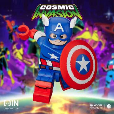 Captain America pixel ver.