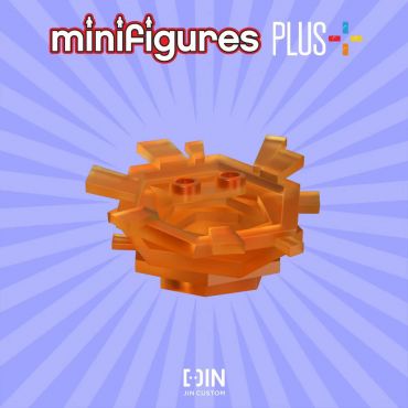 The Prowler Minifigure-Orange base