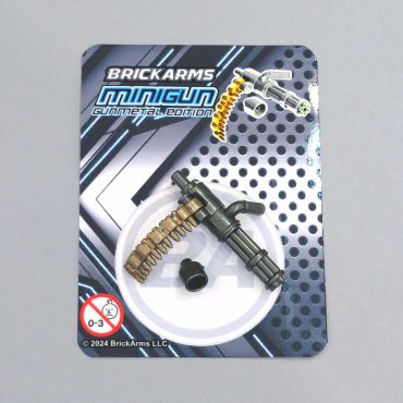 Minigun w/Ammo (Gunmetal - ZIPLOCK) bag