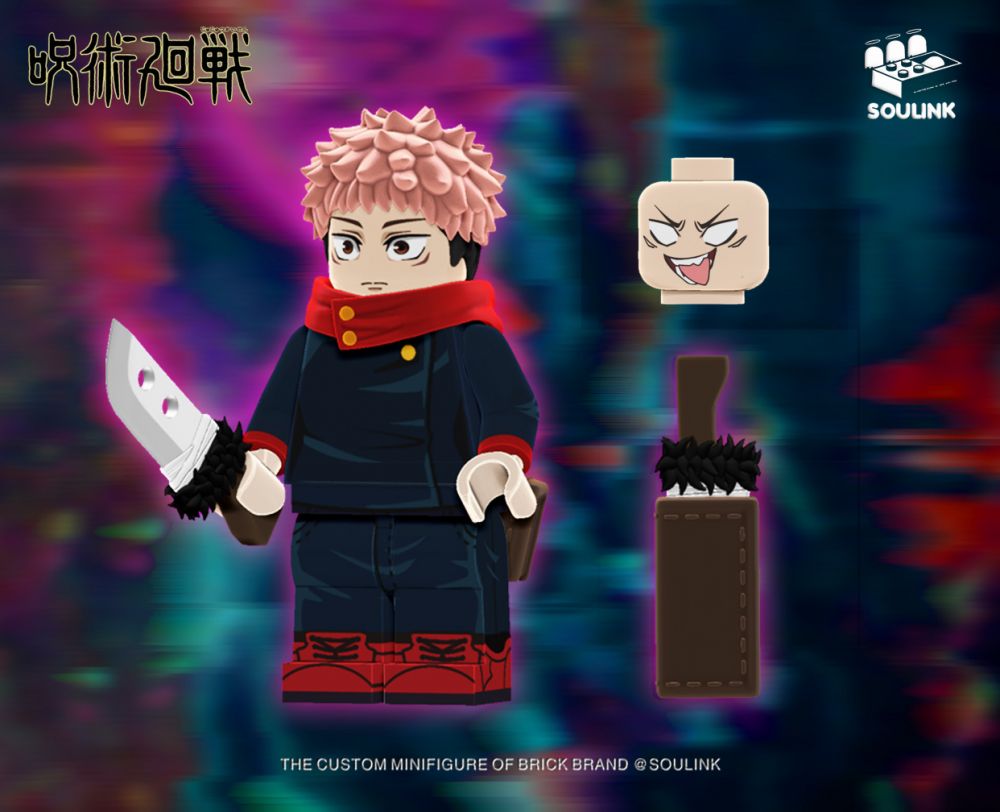 Yuji Itadori+Accessories Pack - Tier One Bricks